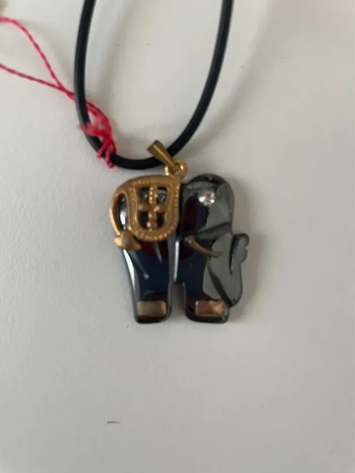 Pendentif Éléphant en hématite - photo numéro 2
