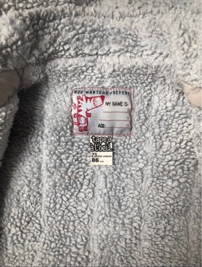 Manteau bébé garçon + bonnet et écharpe - photo numéro 4