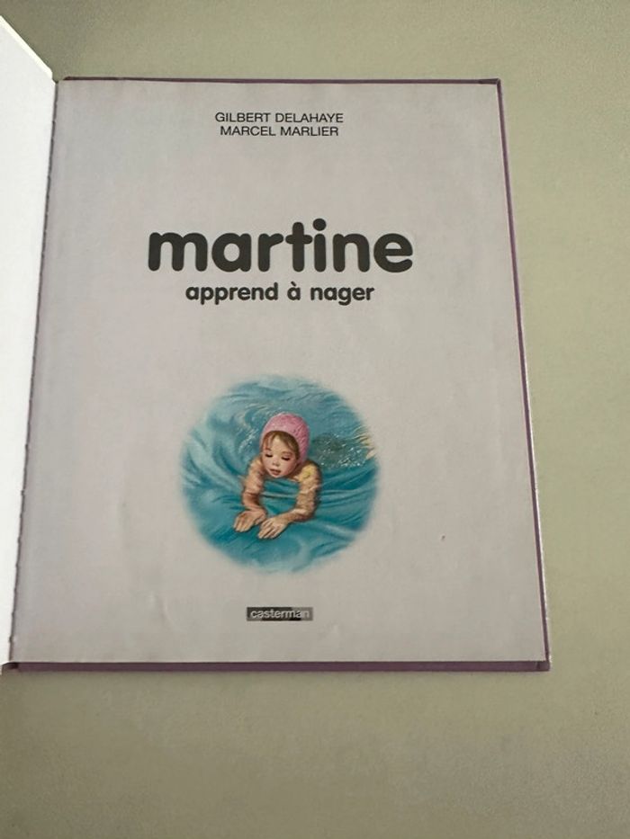 Martine apprend à nager – Livre jeunesse Casterman TBE - photo numéro 2