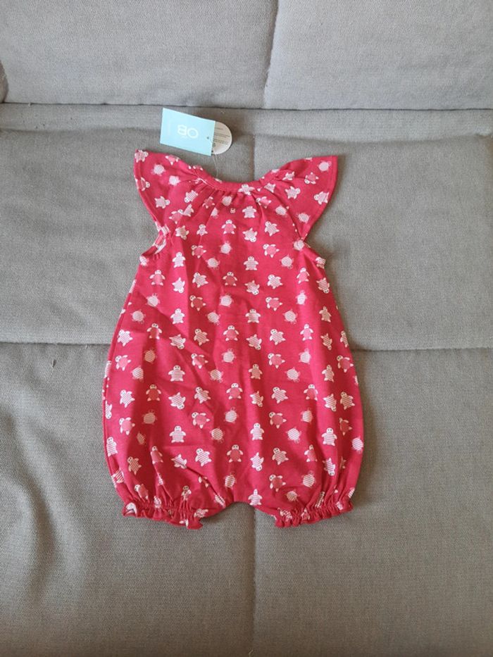 Combishort Obaïbi taille 1 mois neuf avec étiquettes - photo numéro 2