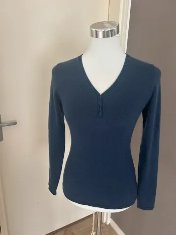 Max & Moi pull bleu Laine et cachemire, taille 36