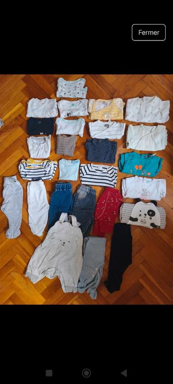 Lot de vêtements
