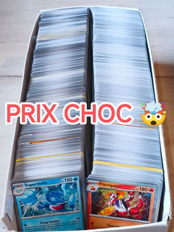 Lot de 100 cartes Pokémon VF en très bon état 