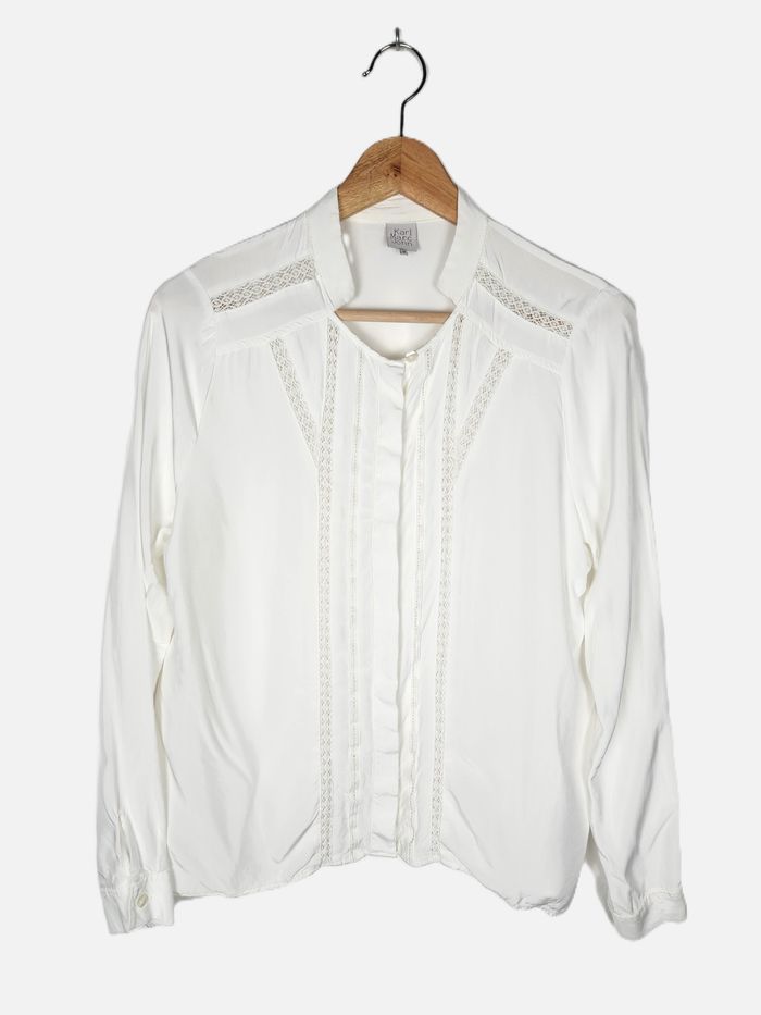 Karl Marc John Chemisier Blanc Crème Taille M
