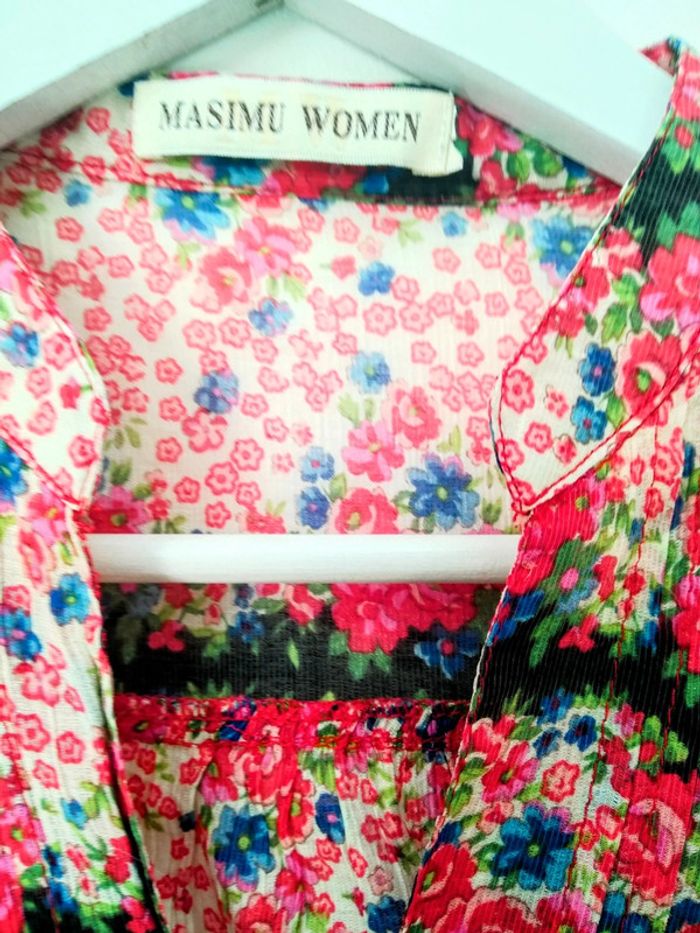 Blouse fleurie Masimu Women t36/38 - photo numéro 4