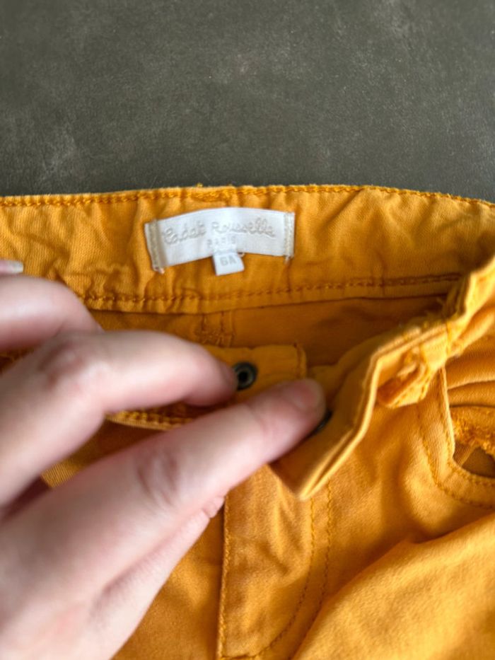 Pantalon cadet rouselle 6 ans jaune - photo numéro 2