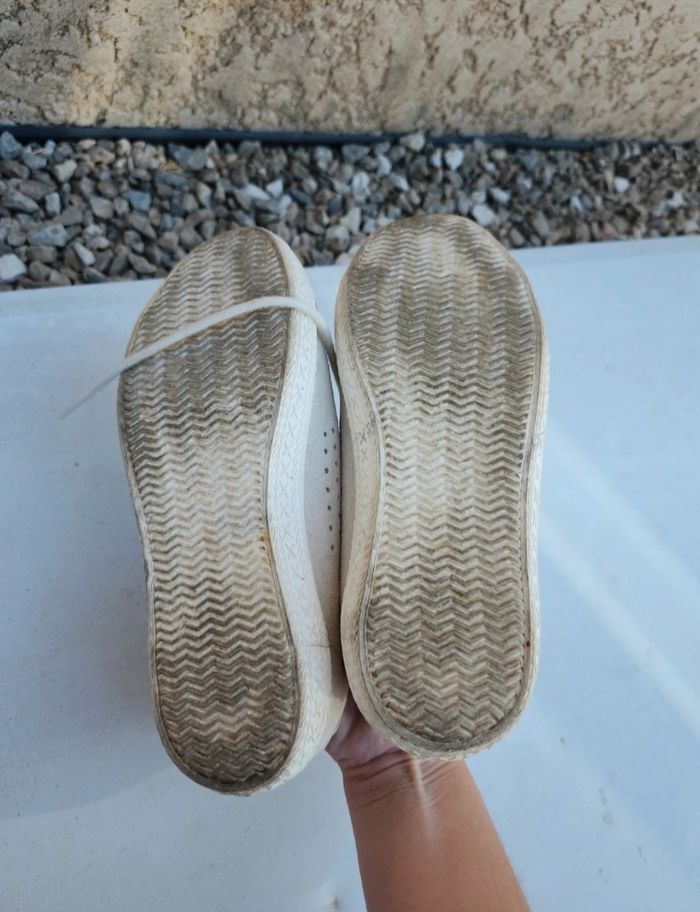 Chaussures à lacets le coq sportif taille 34 - photo numéro 2