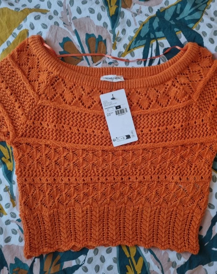Crop top en mailles - photo numéro 4