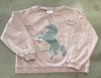 Sweat Zara licorne 2/3 ans
