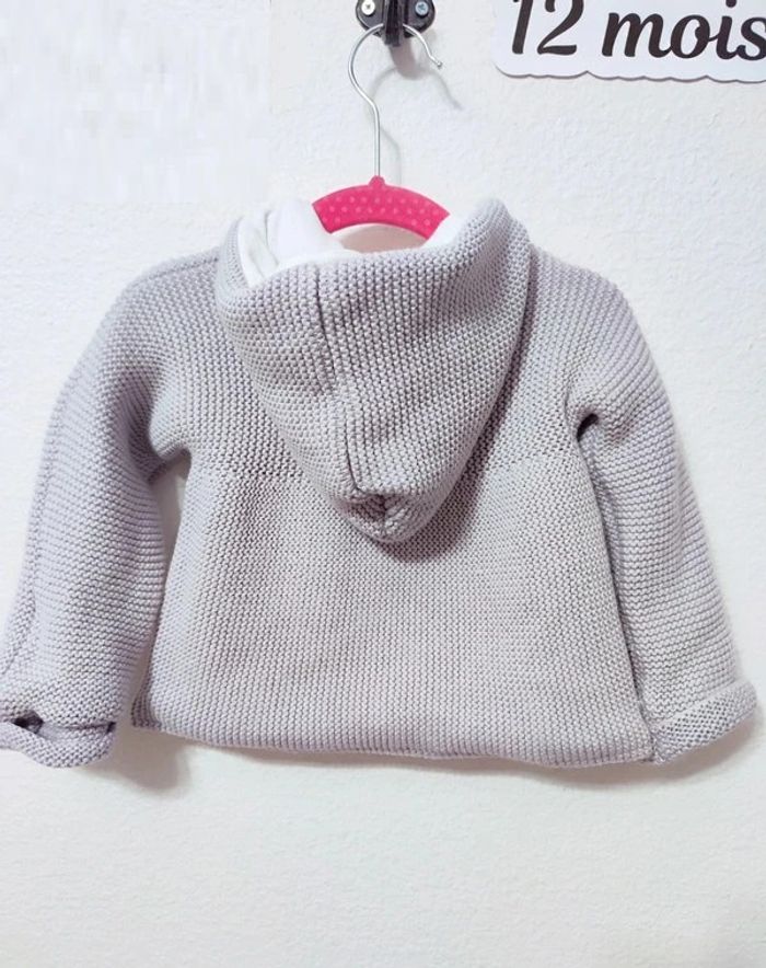 Gilet veste manteau bébé fille taille 12 mois Marèse - photo numéro 8