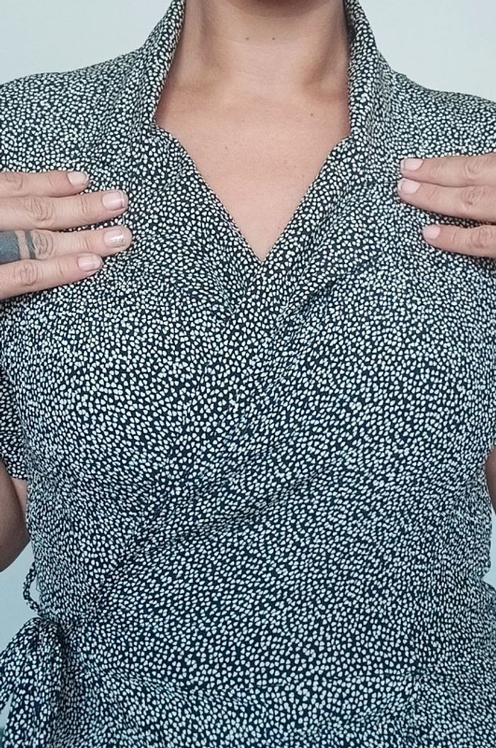 Robe portefeuille fendue taille 40 - photo numéro 6