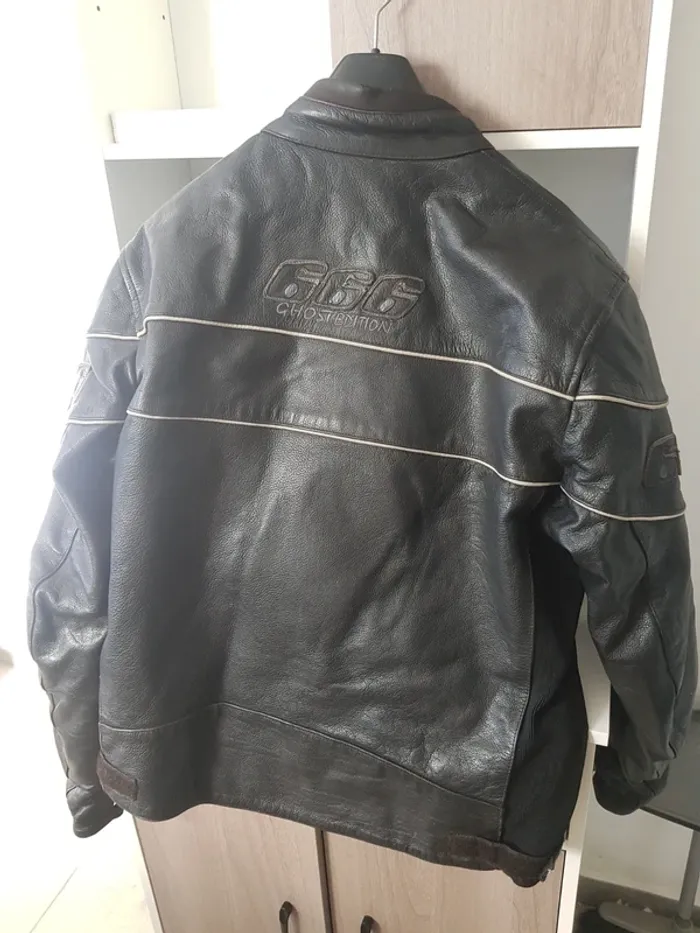 Véritable Blouson Moto "666 Édition" Roleff Homme Taille L - photo numéro 6