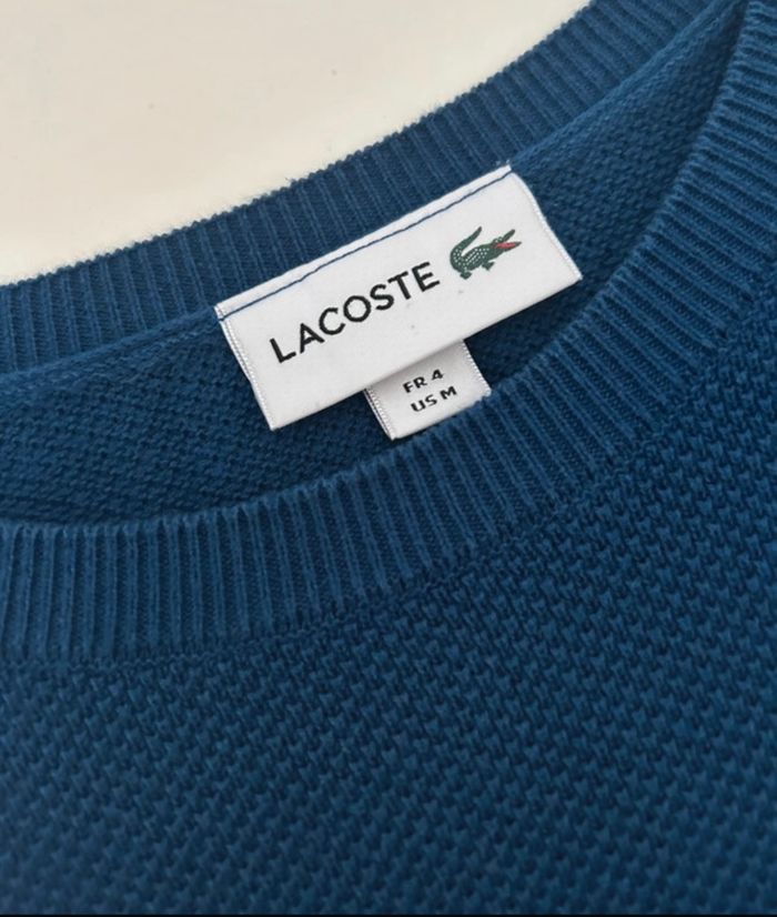 Pull fin Lacoste - photo numéro 3