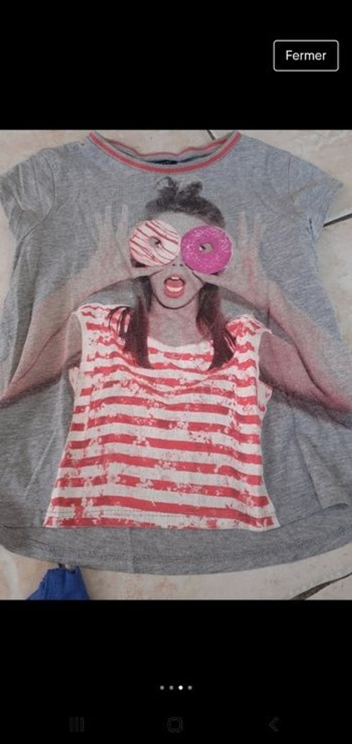 Lot tee-shirt 🦚 - photo numéro 3