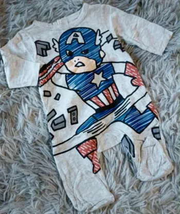 Pyjama capitaine américa naissance 🐯
