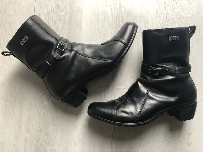 Bottines moto femme cuir « ixs » comme NEUVES - photo numéro 17