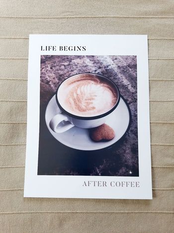 Affiche murale Coffee 30x40cm