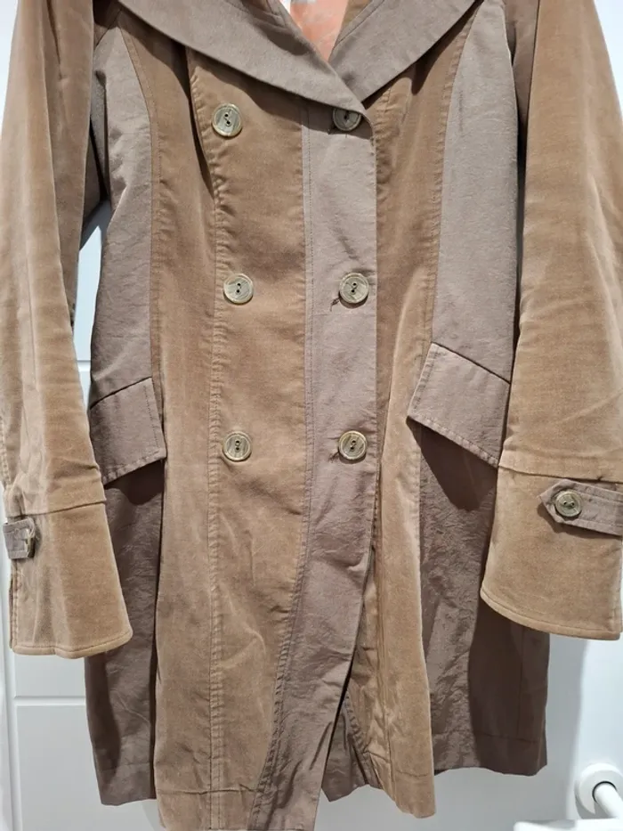 Trench mi-long demi-saison - 36 - photo numéro 3