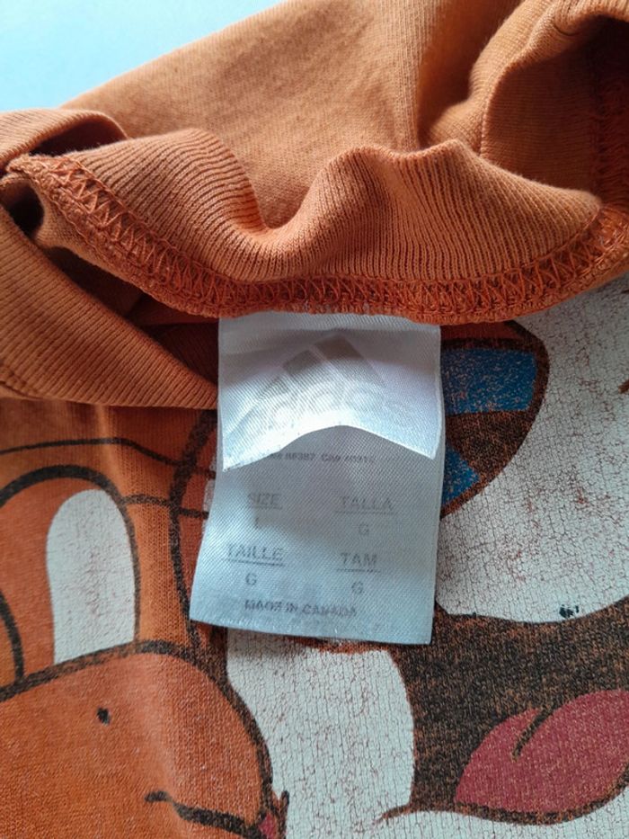 Tee shirt vintage imprimé Tigrou Adidas - photo numéro 6