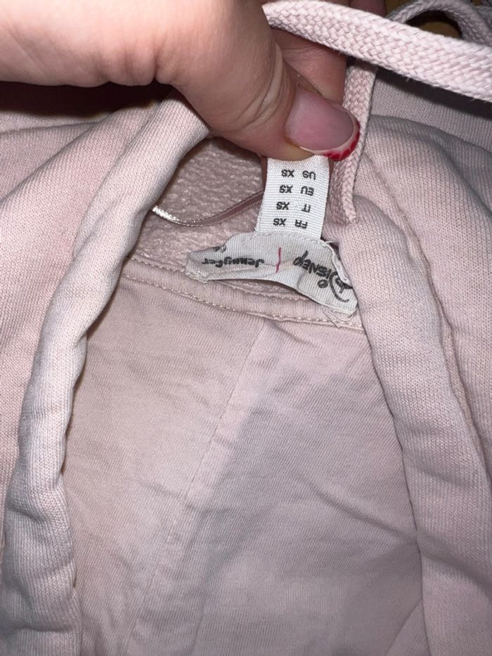 Sweat fille taille XS Jennyfer Disney Minnie 34 rose clair 14 ans - photo numéro 5