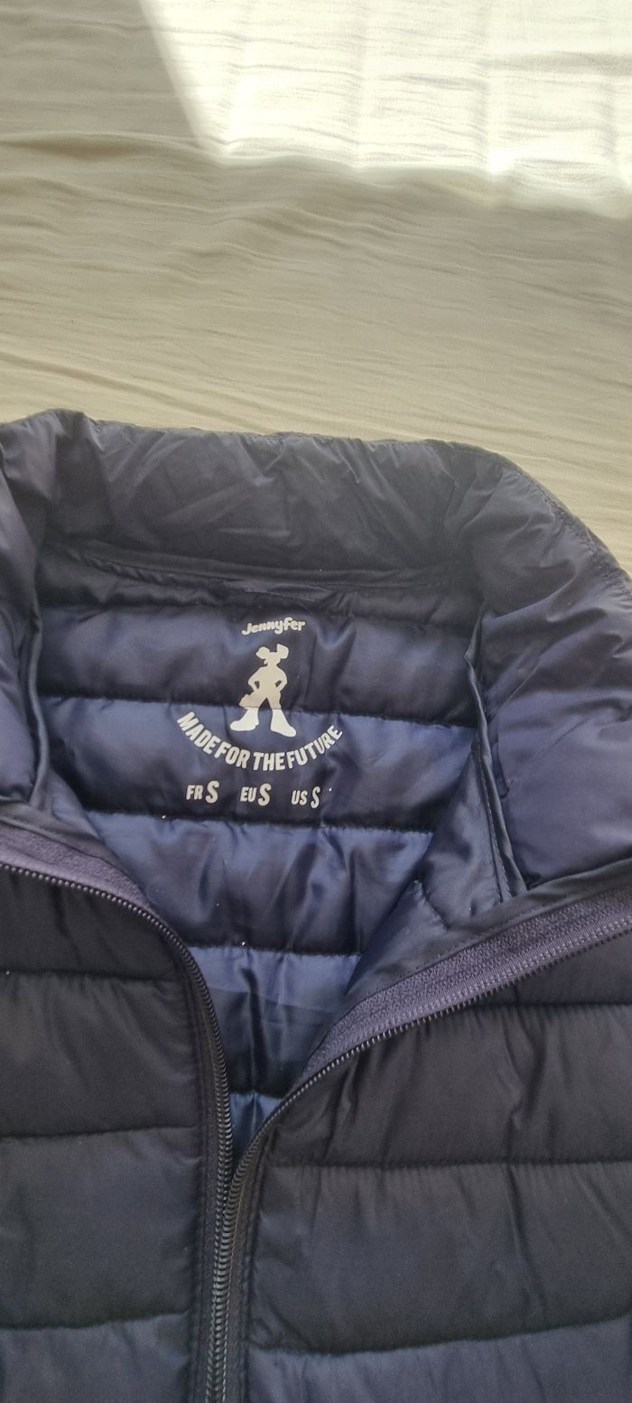 Doudoune legere bleu S - photo numéro 3