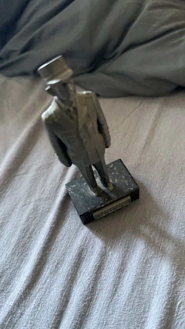 Figurine ancienne en étains général de Gaulle - photo numéro 3