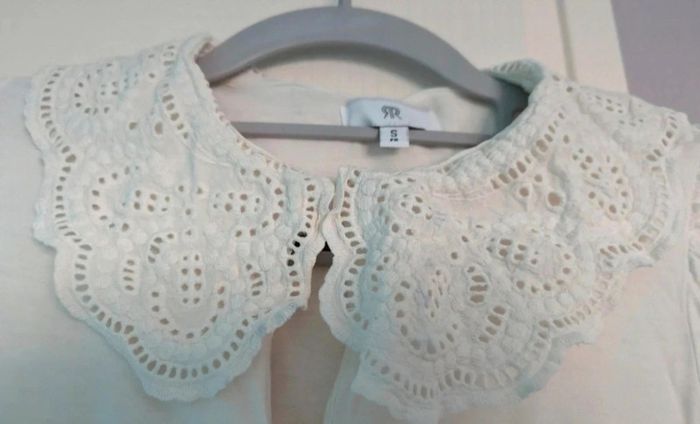 Magnifique blouse/t-shirt blanc La redoute taille S - photo numéro 3