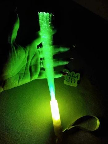 Fibres optique lumineuses jaune Snoezelen