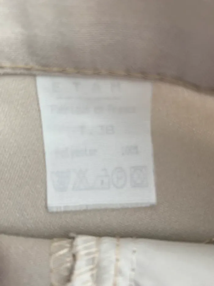 Short vintage beige - photo numéro 5