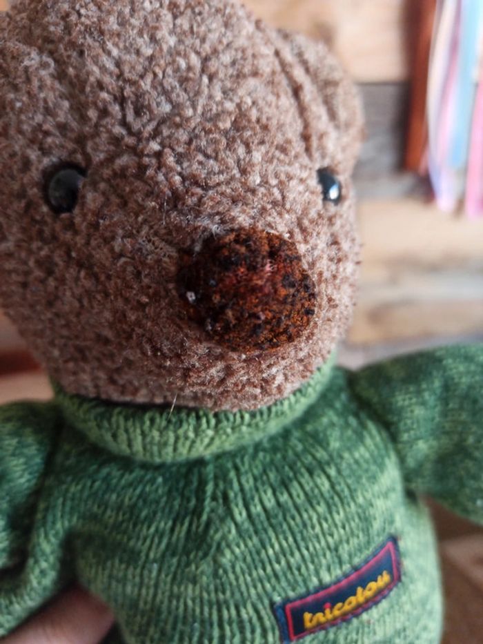 Peluche ours tricotou vintage jemini - photo numéro 6