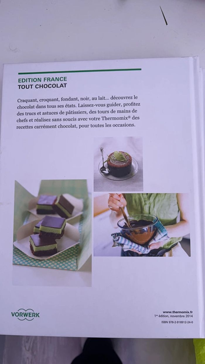 Livre thermomix tout chocolat - photo numéro 2