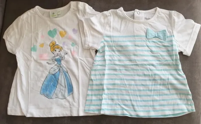 Lot 6 tee-shirts 12 mois - photo numéro 2
