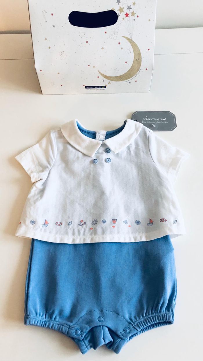 Ensemble été Sergent Major / taille 3 mois - photo numéro 3