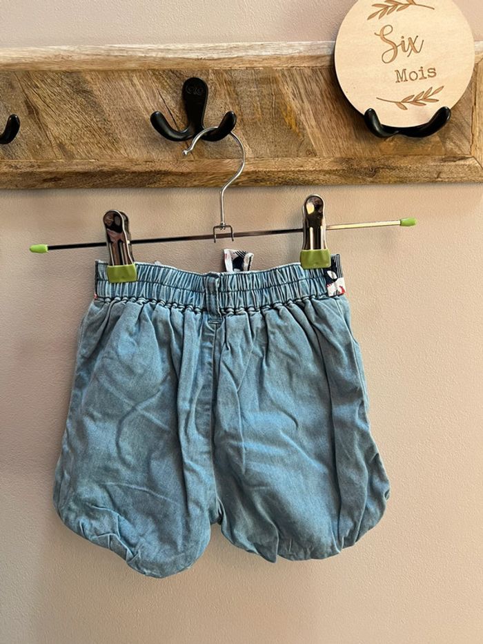 Bermuda jean esprit 6 mois - photo numéro 4