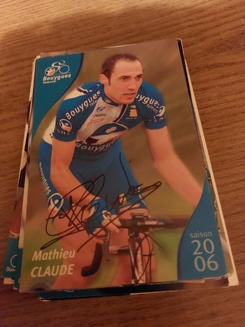 Coureurs cyclismes Mathieu Claude 