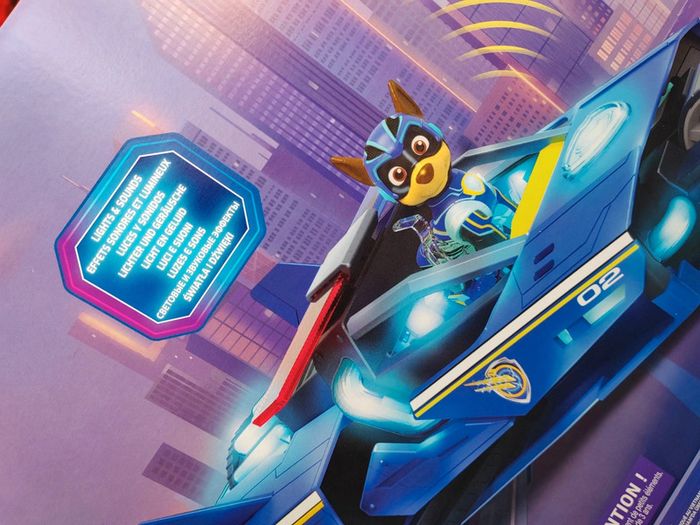 Grande voiture de Police - La Pat Patrouille, Chase - Paw patrol ( 40cm ) - photo numéro 7