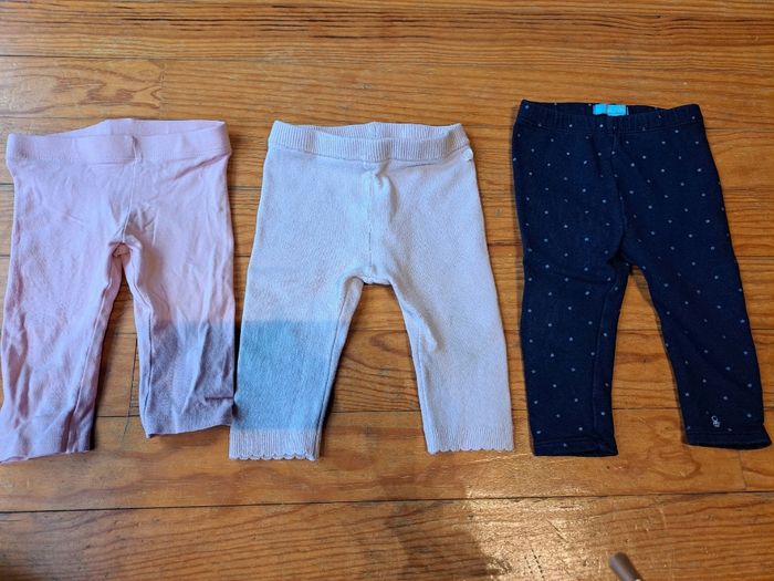 Lot leggings hiver fille