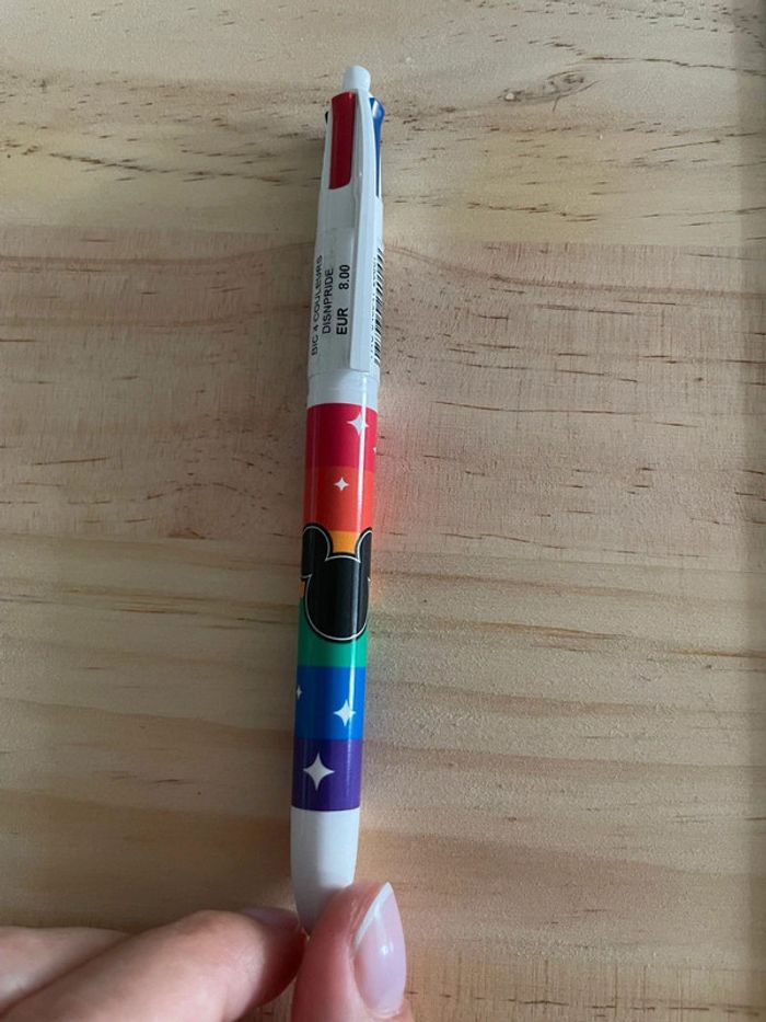 Stylo BIC 4 Couleurs Disney Mickey Rainbow - Neuf - photo numéro 3