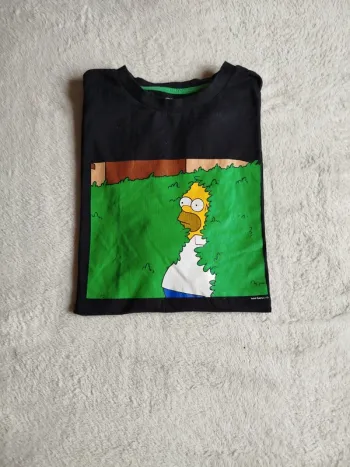 T-shirt noir homme The Simpsons Primark taille M