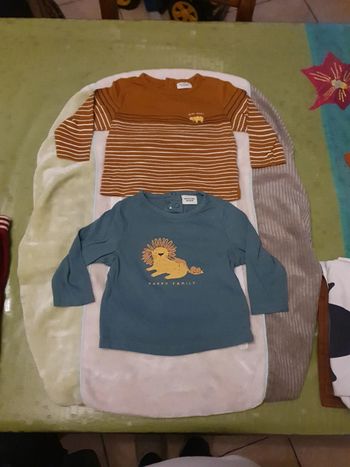 2 Tee-shirts ML TAO 6 mois