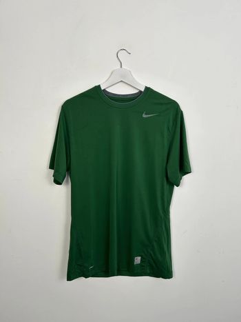 T-shirt Nike Pro Vert Homme M | Très Bon État | Compression & Performance | TN70