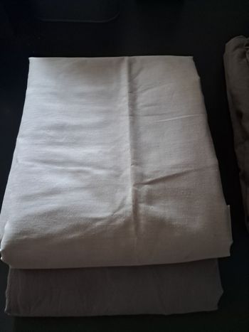 Drap plat, drap housse