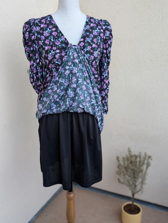Robe à fleur femme T38 M - photo numéro 3