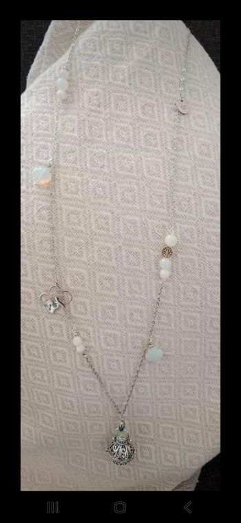 🤍 Bola de grossesse fait main – Pierre de lune