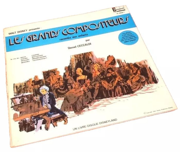 Un Livre-Disque Disneyland Vinyle 33 tours Walt Disney