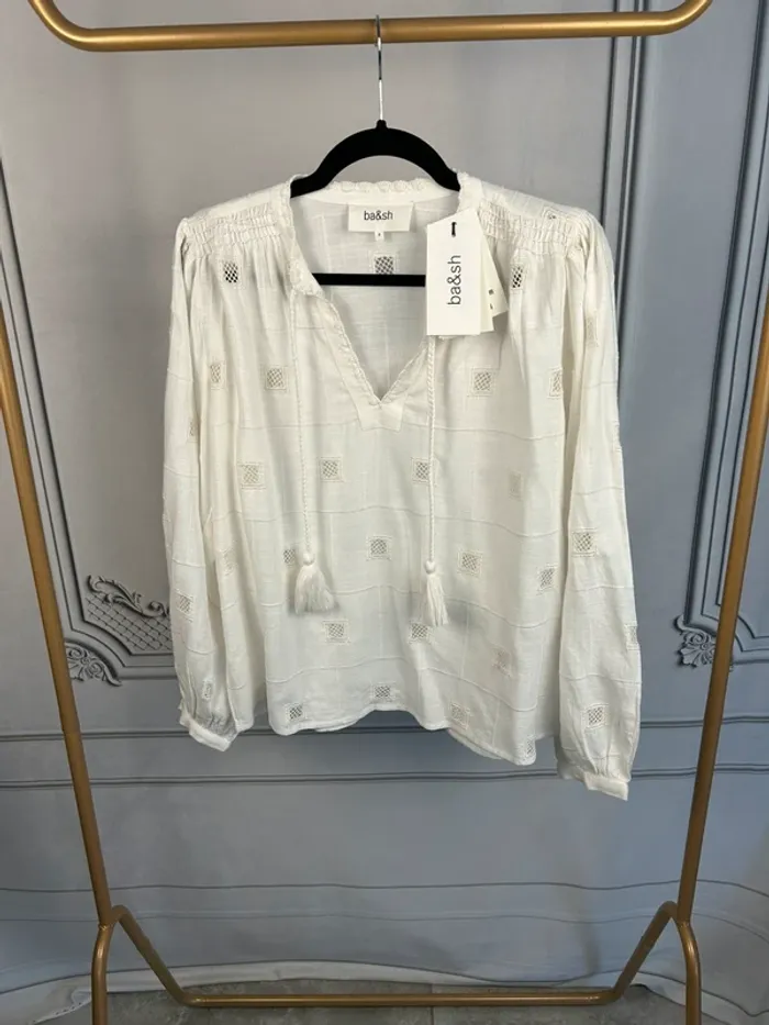 Blouse écru Ba&sh T.0 / XS neuve