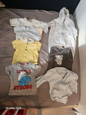 Lot vêtements 1 mois garçon