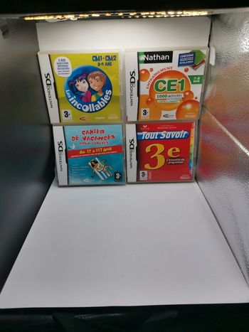Jeux nintendo DS lot 4 jeux scolaire 4 niveau
