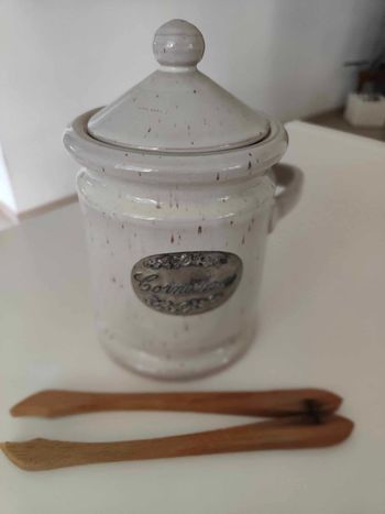 Pot à cornichons vintage