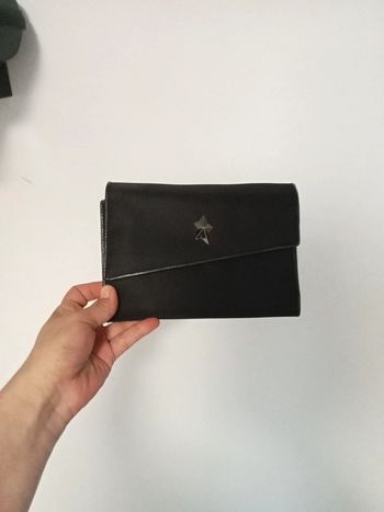 Grand portefeuille thierry Mugler toile et cuir